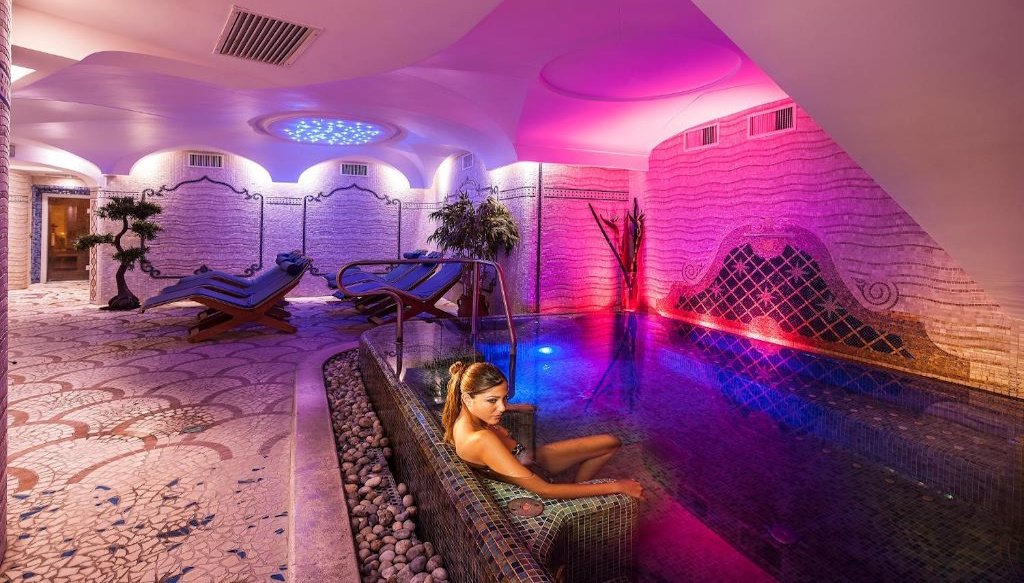 Sauna hotel con spa Sorriso Thermae Resort